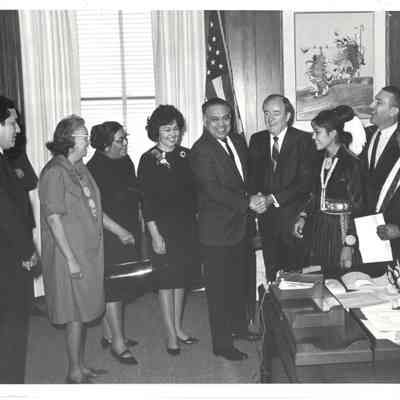 Robert Bennett with group