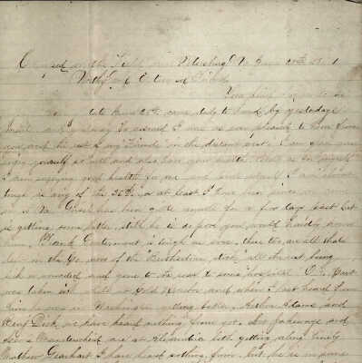 Correspondence to Edgar M. Dick from John W. Dick -- Jun 1864
