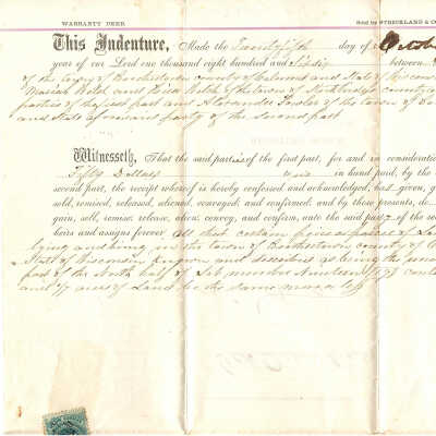 G. A. DeRoushie et al to Alex Fowler -- May 1867
