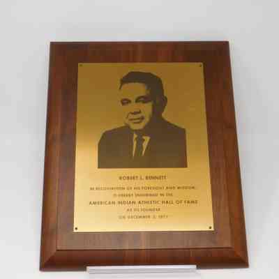 Robert "Bob" Bennett Plaque