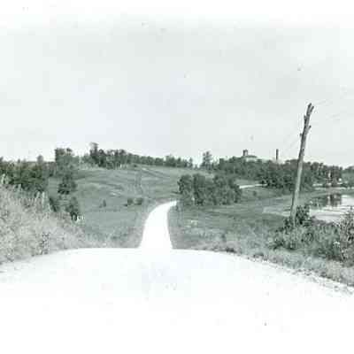 Road in front of Eleazer Williams home