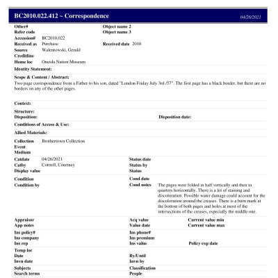 BC2010.022.412 PP: Past Perfect Summary from 2021