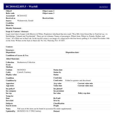 BC2010.022.855.5 PP: Past Perfect Summary from 2021