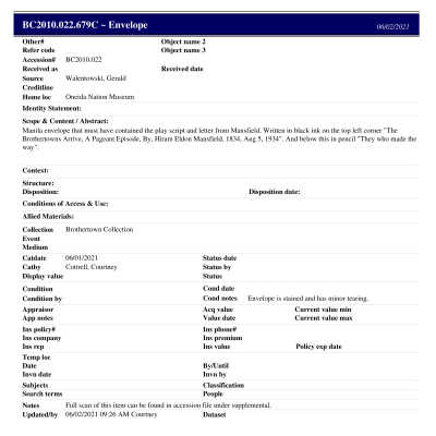 BC2010.022.679C PP: Past Perfect Summary from 2021