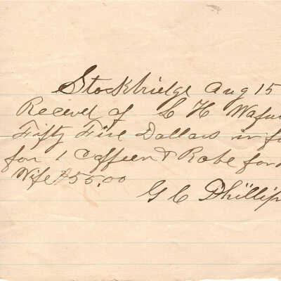 L. H. Wafull [sic] for G. C. Phillips