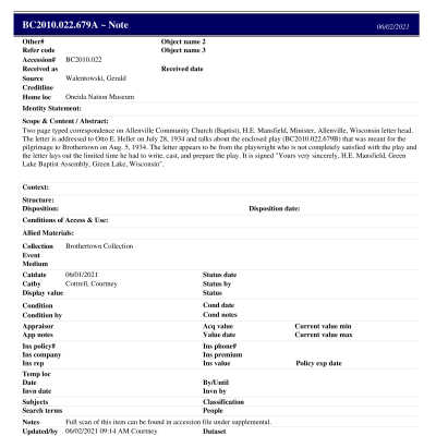 BC2010.022.679A PP: Past Perfect Summary from 2021