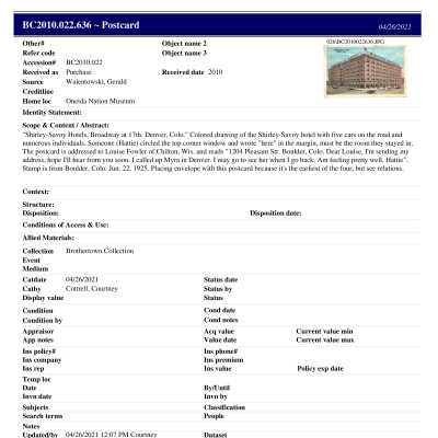 BC2010.022.636 PP: Past Perfect Summary from 2021