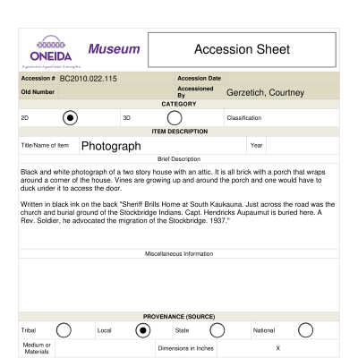 BC.2010.022.115 Accession