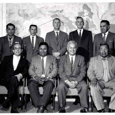 Robert Bennett and eight men