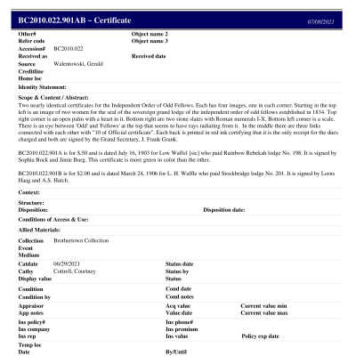 BC2010.022.901AB PP: Past Perfect Summary from 2021