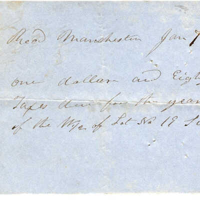 Alexander Fowler to William Fowler 1850