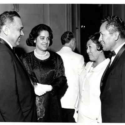Mr. and Mrs. Bennett with other couple
