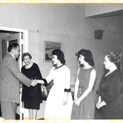 Robert Bennett shaking hands