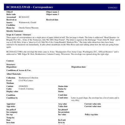 BC2010.022.539AB PP: Past Perfect Summary from 2021