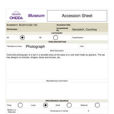 BC.2010.022.152 Accession