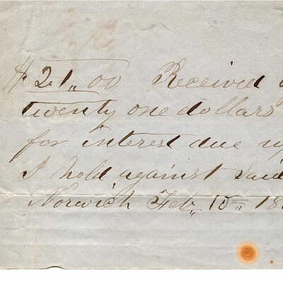 O. D. Fowler to Abigail Dick