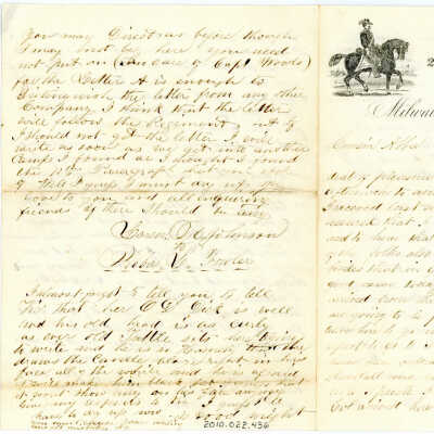 Correspondence to Abba S. Fowler from Loren M. Johnson -- Mar 1862