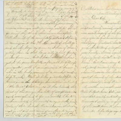 Correspondence to Edgar M. Dick from A. W. Dick -- Sep 1864