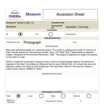 BC.2010.022.112 Accession