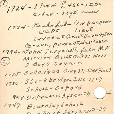 Library Catalog Cards