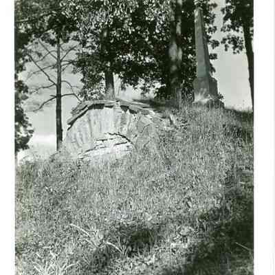 Backside of Hoel S. Wright Headstone