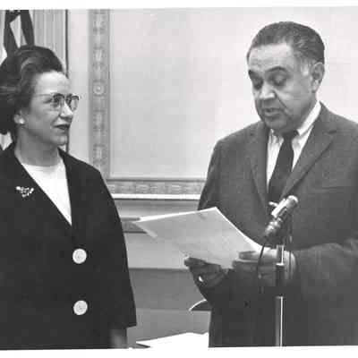 Robert Bennett and unknown woman