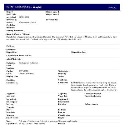 BC2010.022.855.23 PP: Past Perfect Summary from 2021