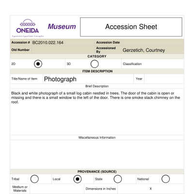 BC.2010.022.164 Accession