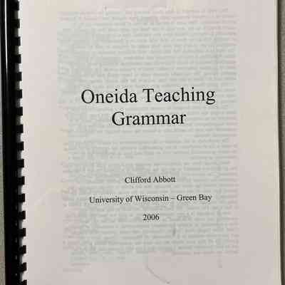 Oneida Teaching Grammar