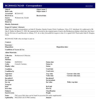 BC2010.022.762AB PP: Past Perfect Summary from 2021