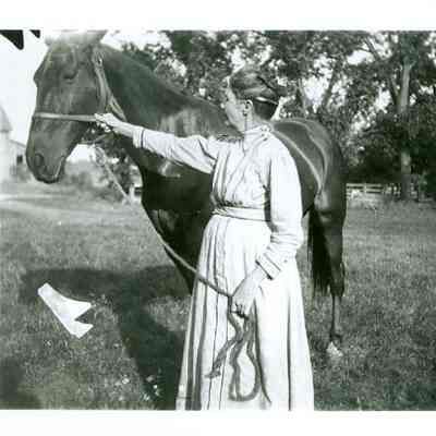 Marcia Johnson with Horse