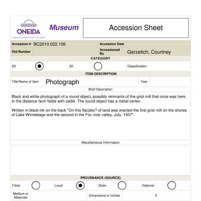 BC.2010.022.106 Accession