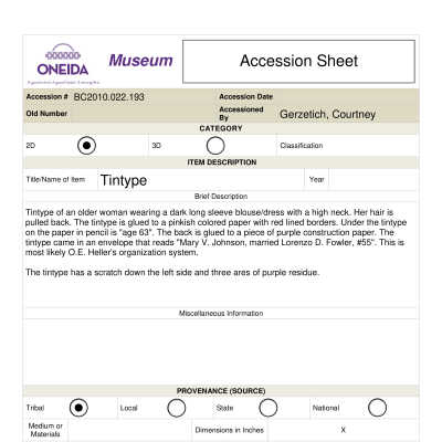 BC.2010.022.193 Accession