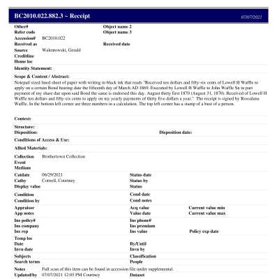 BC2010.022.882.3 PP: Past Perfect Summary from 2021