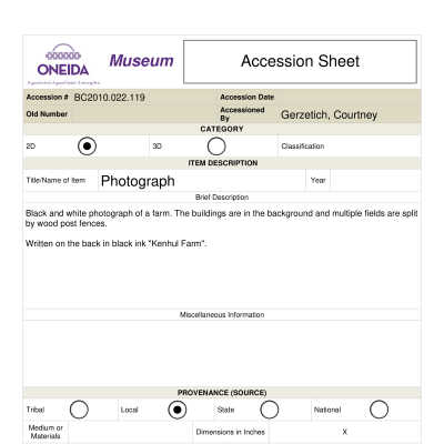 BC.2010.022.119 Accession