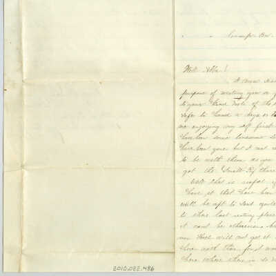 Correspondence to Abba L. Fowler from S. Skeesuck -- Dec 1863