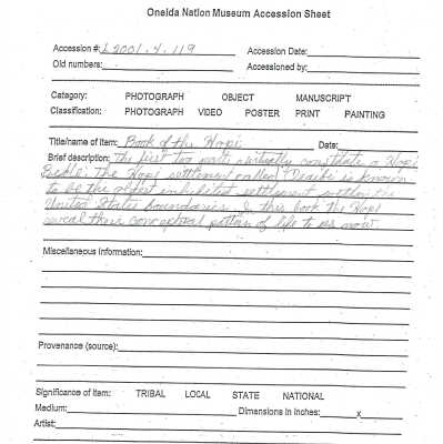 A.2001.004.119 accession