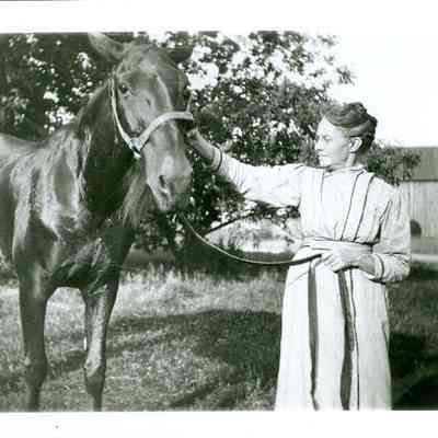 Marcia Johnson with Horse