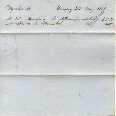 Way Bill May 22, 1848
