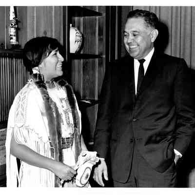 Robert Bennett and Miss Indian America XIII