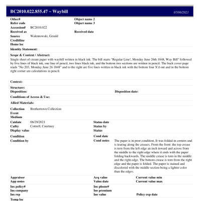 BC2010.022.855.47 PP: Past Perfect Summary from 2021