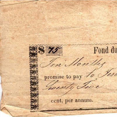 Laton Fowler to Ford Ostenfeldt 1853