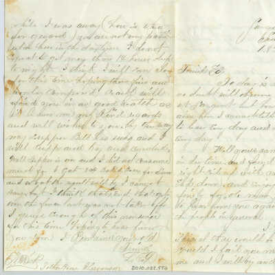 Correspondence to Ed from L. C. D. -- Dec 1874