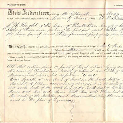 A. V. La Grange et al. to Milton Sprague -- Nov 1881