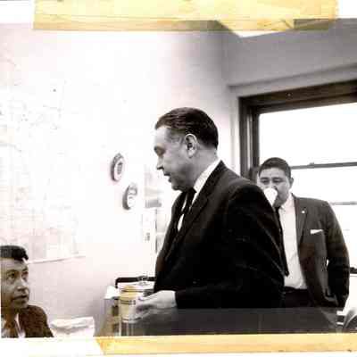 Robert Bennett with coffee