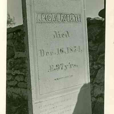 Abigail Roberts Headstone Copy
