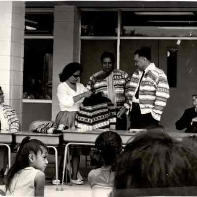 Robert Bennett receiving jacket
