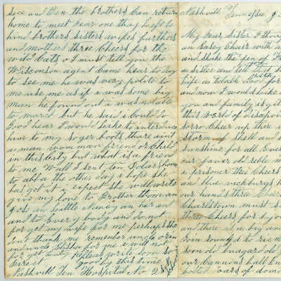 Correspondence from N. Schooner -- Jul 1863