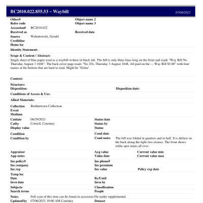 BC2010.022.855.53 PP: Past Perfect Summary from 2021