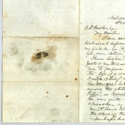 Correspondence to O. D. Fowler from Syman C. Draper -- Feb 1865